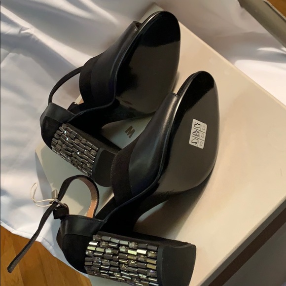 BNWB MARNI CROSTA VELOUR ANKLE STTAP SANDALS - Picture 4 of 6